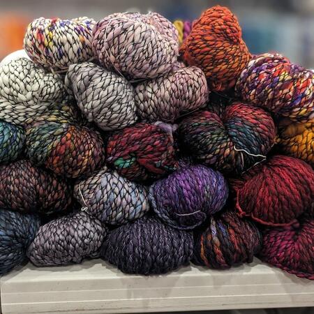 colorful yarn