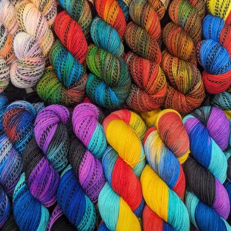 colorful yarn